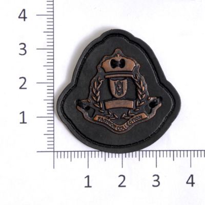 Нашивка кожзам. Y4590 3,5*4 см 7б в интернет-магазине Швейпрофи.рф