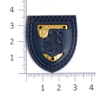 Нашивка кожзам. Y5640 Fashion 3,3*3,7 см 7б