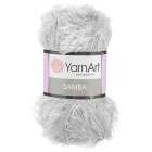 Пряжа Травка (YarnArt Samba), 100 г / 110 м, 0010 серый в интернет-магазине Швейпрофи.рф