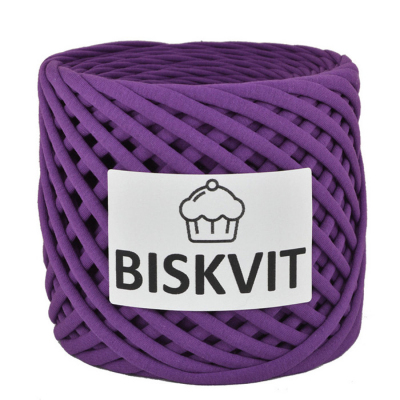 Пряжа Бисквит (Biskvit) (ленточная пряжа) виноград в интернет-магазине Швейпрофи.рф