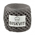 Пряжа Бисквит (Biskvit) (ленточная пряжа) графит