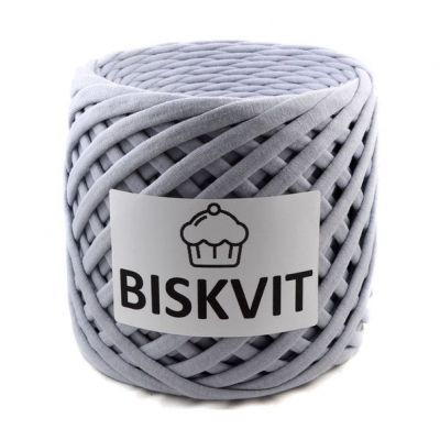 Пряжа Бисквит (Biskvit) (ленточная пряжа) грей ИМ в интернет-магазине Швейпрофи.рф