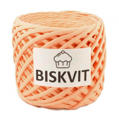 Пряжа Бисквит (Biskvit) (ленточная пряжа) персик в интернет-магазине Швейпрофи.рф