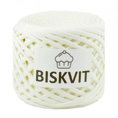 Пряжа Бисквит (Biskvit) (ленточная пряжа) пломбир в интернет-магазине Швейпрофи.рф