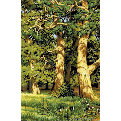 Рисунок на канве Гелиос П-037 «Дубрава» 43,5*64,5 см в интернет-магазине Швейпрофи.рф