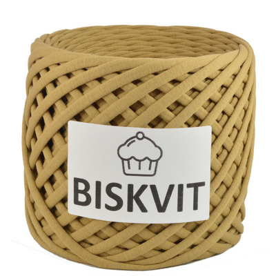 Пряжа Бисквит (Biskvit) (ленточная пряжа) имбирь в интернет-магазине Швейпрофи.рф