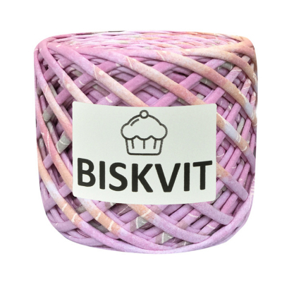 Пряжа Бисквит (Biskvit) (ленточная пряжа) пион в интернет-магазине Швейпрофи.рф