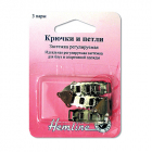Крючки брючные 432 (уп. 3 шт.) 10 мм никель