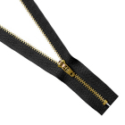 Молния Т4 джинс. п/авт.М-4002. 18 см MaxZipper золото/черный