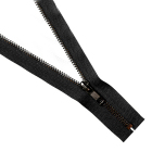 Молния Т5 джинс. авт. MaxZipper. 18 см оксид/ 322 черный