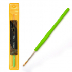 Крючок вязальный Maxwell Gold MAXW.8206 пластиковая ручка 2,5 с золотой головкой