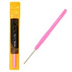 Крючок вязальный Maxwell Gold MAXW.8203 пластиковая ручка 1,5 с золотой головкой