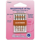 Иглы быт. маш. «Хемлайн» № 90, 100 кожа 6140 (104,99) (уп. 5 шт.)