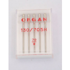 Иглы быт. маш. ORGAN 130/705Н № 70 универс. (уп. 5 шт.)