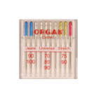 Иглы быт. маш. ORGAN 130/705Н № 70-100 Combi универс. ассорти (уп. 10 шт.)