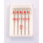 Иглы быт. маш. ORGAN 130/705Н № 80  универс. (уп. 5 шт.)