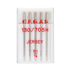 Иглы быт. маш. ORGAN трикотаж Jersey №90 (уп. 5 шт.)