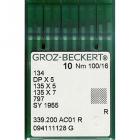 Иглы пром. маш. Groz-Beckert 134/DP5 №100 (уп. 10 шт.) 717515