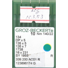 Иглы пром. маш. Groz-Beckert 134/DP5 №140 (уп. 10 шт.)