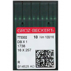 Иглы пром. маш. Groz-Beckert 1738/DBх1 №100 (уп. 10 шт.) 773305