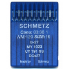 Иглы пром. маш. Schmetz DC*27/B-27 №120 для оверлоков (уп. 10 шт.)