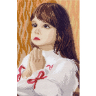 Рисунок на канве МП (24*35 см) 0878 «Детские мольбы»