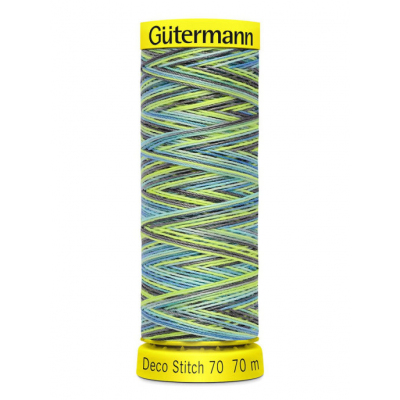 Нитки п/э Гутерман GUTERMAN DECO STITCH №70  70 м мультиколор для декоративных швов 702161 цв.9852 в интернет-магазине Швейпрофи.рф