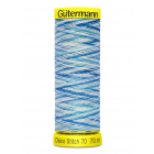 Нитки п/э Гутерман GUTERMAN DECO STITCH №70  70 м мультиколор для декоративных швов 702161 цв.9954