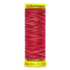 Нитки п/э Гутерман GUTERMAN DECO STITCH №70  70 м мультиколор для декоративных швов 702161 цв.9984