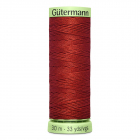 Нитки п/э Гутерман GUTERMAN TOP STITCH №30  30 м для отстрочки 744506 (132013) красно-терракотовый 2