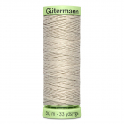 Нитки п/э Гутерман GUTERMAN TOP STITCH №30  30 м для отстрочки 744506 (132013) св.серо-бежевый 299