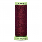 Нитки п/э Гутерман GUTERMAN TOP STITCH №30  30 м для отстрочки 744506 (132013) винный 369