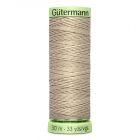 Нитки п/э Гутерман GUTERMAN TOP STITCH №30  30 м для отстрочки 744506 (132013) св.бежевый 722