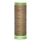 Нитки п/э Гутерман GUTERMAN TOP STITCH №30  30 м для отстрочки 744506 (132013) бледно серо-коричневы