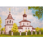Рисунок на канве МП (24*30 см) 0689 «Белая церковь»