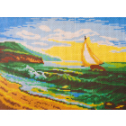 Рисунок на канве МП (24*30 см) 0279 «Белый парус»