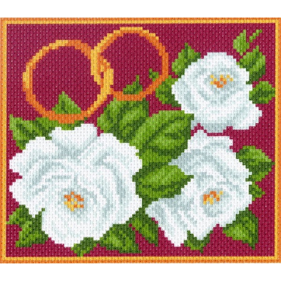 Рисунок на канве МП (20*22 см) 1060 «Свадебное» (снят) в интернет-магазине Швейпрофи.рф