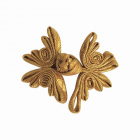 Застежка текстильная (сутаж) 90N-015 (4,5 см) 7710830