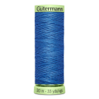 Нитки п/э Гутерман GUTERMAN TOP STITCH №30  30 м для отстрочки 744506 (132013) голубой джинс 213