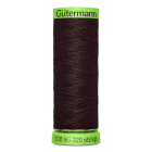 Нитки п/э Гутерман GUTERMAN Extra Fine №150  200 м для деликатных тканей 744581 №696 т.коричневый