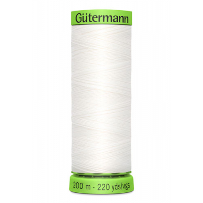Нитки п/э Гутерман GUTERMAN Extra Fine №150  200 м для деликатных тканей 744581 №800 белый в интернет-магазине Швейпрофи.рф