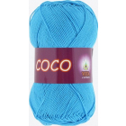 Пряжа Коко Вита (Coco Vita Cotton), 50 г / 240 м, 3878 ярко-голубой
