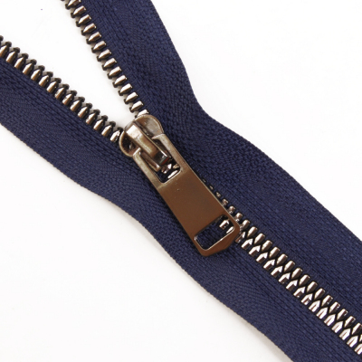 Молния Т5 трактор MaxZipper ТТ  18 см т. никель/т. синий в интернет-магазине Швейпрофи.рф