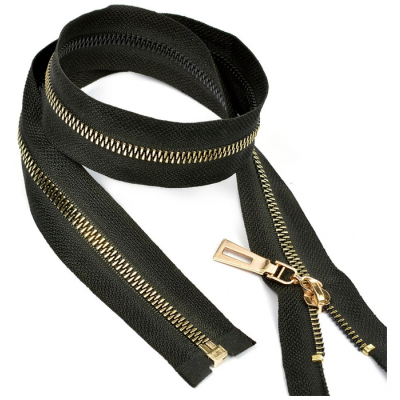 Молния Т5 трактор MaxZipper ТТ2  65 см золото/черный в интернет-магазине Швейпрофи.рф