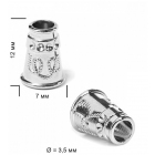 Наконечник мет. TBY OR.0305-5377 12*7 мм (уп 100 шт) никель