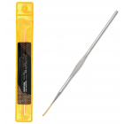 Крючок вязальный Maxwell Gold MAXW.7139 никель 0,9 с золотой головкой