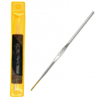 Крючок вязальный Maxwell Gold MAXW.7160 никель 1,2 с золотой головкой