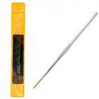 Крючок вязальный Maxwell Gold MAXW.7177 никель 1,3 с золотой головкой
