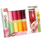 Нитки п/э Гутерман GUTERMAN Sew-all 100 м набор 10 кат. + клипсы для катушек734565 (7733168)