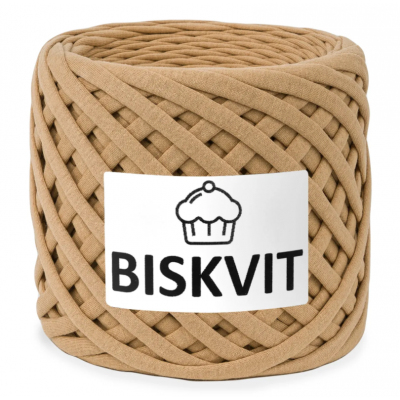 Пряжа Бисквит (Biskvit) (ленточная пряжа) миндаль в интернет-магазине Швейпрофи.рф